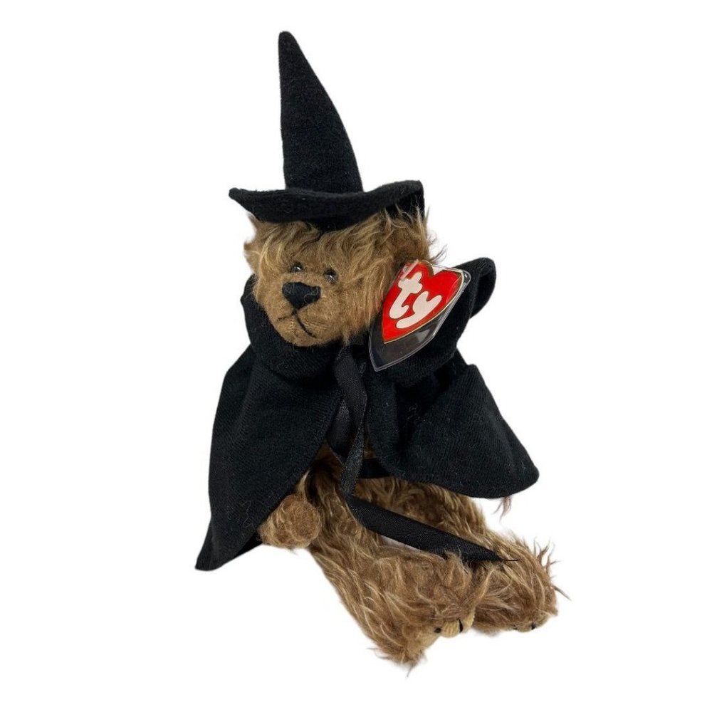 Ty Beanie Babies Attic Treaures 1993 Esmerelda Witch Bear Stuffed Animal Tags